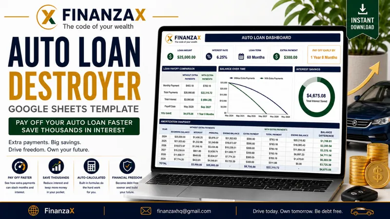 Cover of the Auto Loan Destroyer template