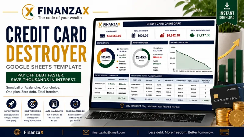Cover of the Credit Card Destroyer template