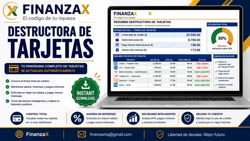 Portada de la plantilla Destructora de Tarjetas